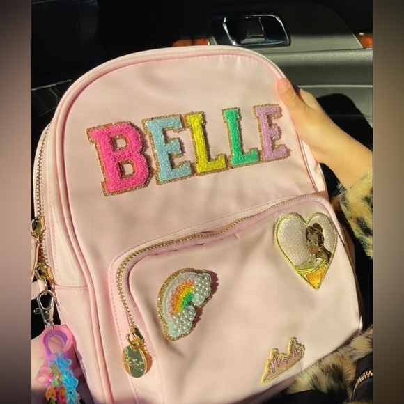 Custom made backpacks by me, can say whatever you like